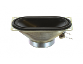 Voice communication wide range speaker 1.6 by 2.8 inch oval Oaktron model 93012
