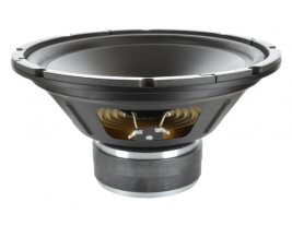 The profile of a 12 inch pro-audio subwoofer from MISCO Speakers -- Oaktron model 93059.
