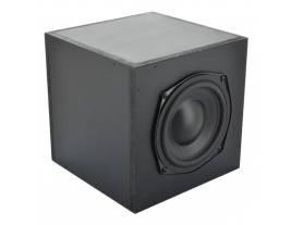 5.25 Inch Subwoofer, 2.1 Channel Class-D Amplifier, Cube Enclosure