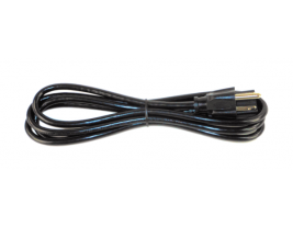 6 foot NEMA 5-15 3 pin plug to IEC C14 power cord