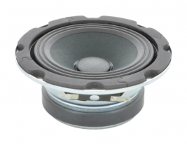 A 4" high compliance speaker for paging systems -- Oaktron model OK4.