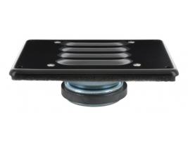 A 4" voice-com speaker and aluminum grill from MISCO Speakers -- model 90308.