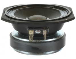 The profile of a 4 inch sealed-back midrange speaker for 3-way home audio or car audio systems -- Oaktron model 93024