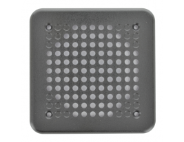 A 5" square plastic grille from automotive speakers - 5PG.