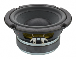 The profile of a 4 Ohm, 6.5" woofer from MISCO Speakers -- Oaktron model 93139.