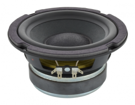 The profile of an 8 ohm, 6.5" woofer from MISCO Speakers -- Oaktron Model 93140.