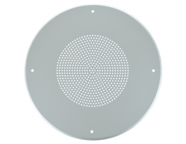 A 13" round steel ceiling grille for speakers - 8WB.