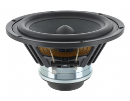 The isometric view of a 6.5 inch high excursion, low distortion XBL² woofer from Bold North Audio - model 82109.
