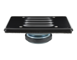 A 4" voice-com speaker and aluminum grill from MISCO Speakers -- model 90308.