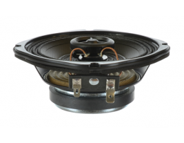A pin-cushion shaped, 4.5" coaxial speaker from MISCO -- 93077.